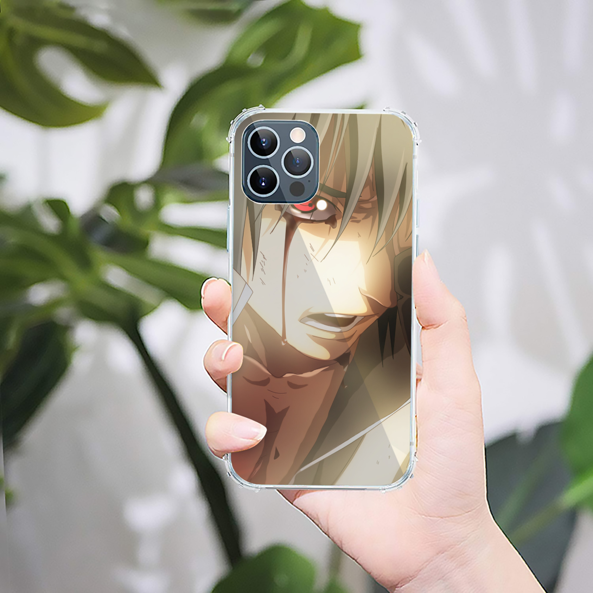 （画像用） NARUTO -ナルト- NARUTO -ナルト- 疾風伝 【iPhone 12シリーズ対応】透明スマホケース（クリアソフトケース）